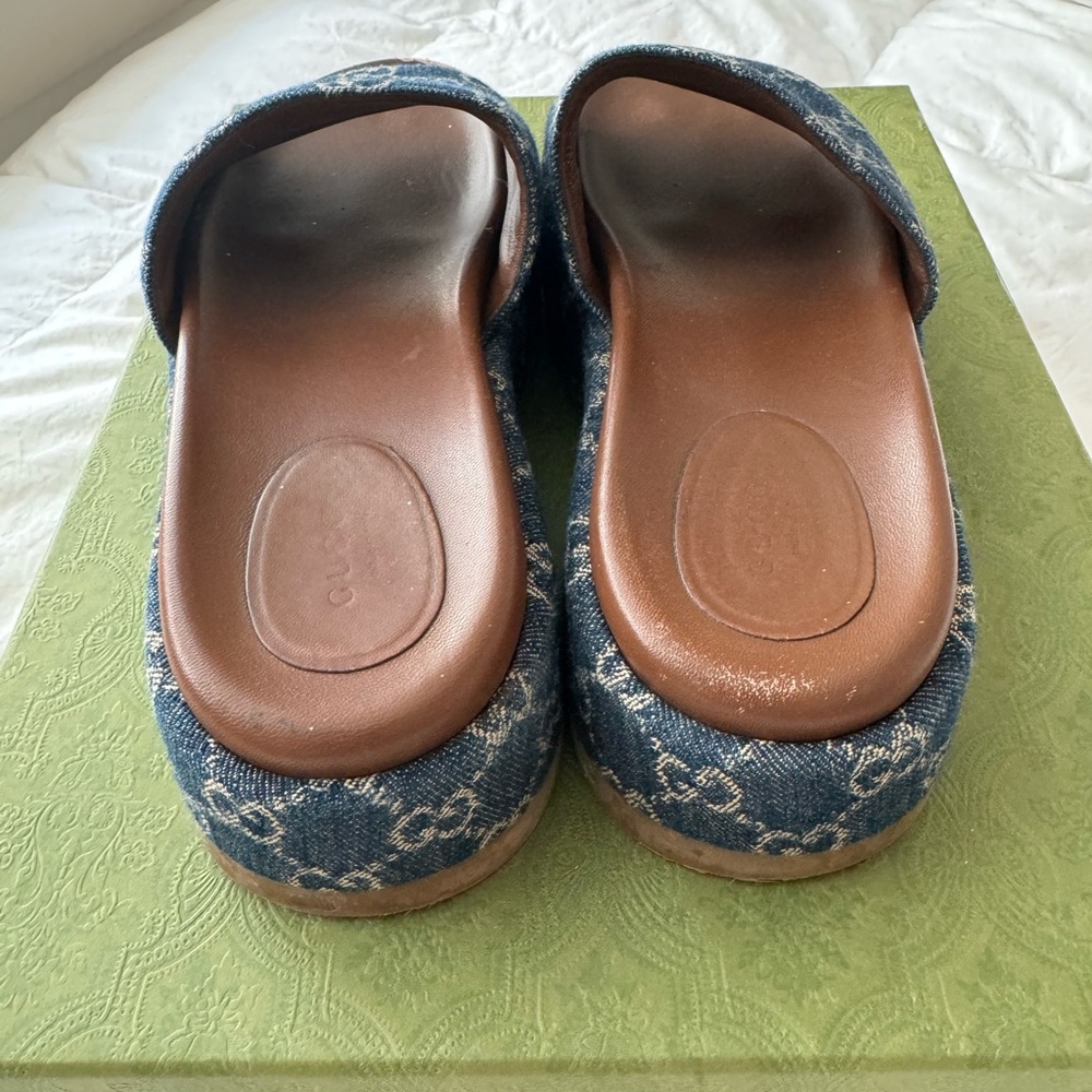 Gucci GG platform slide sandal - Picture 2 of 4